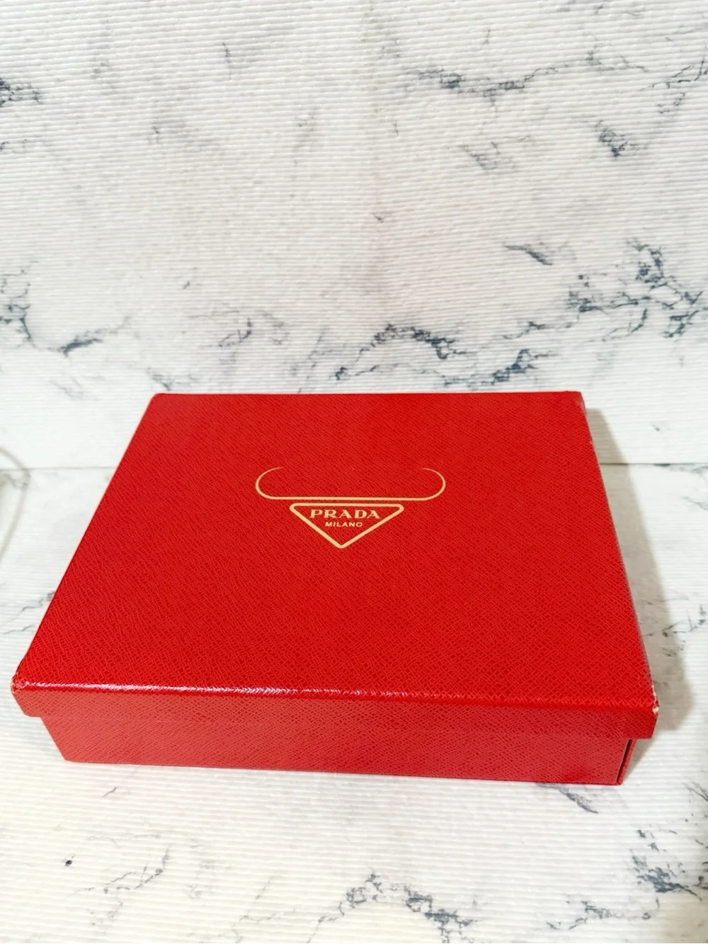 Prada Red Box for Storage / Decor Emopty - Picture 3 of 15